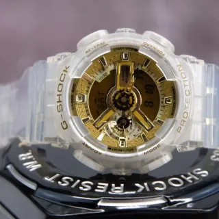 Casio G-Shock GA-110 Transparent Gold Sports Watch