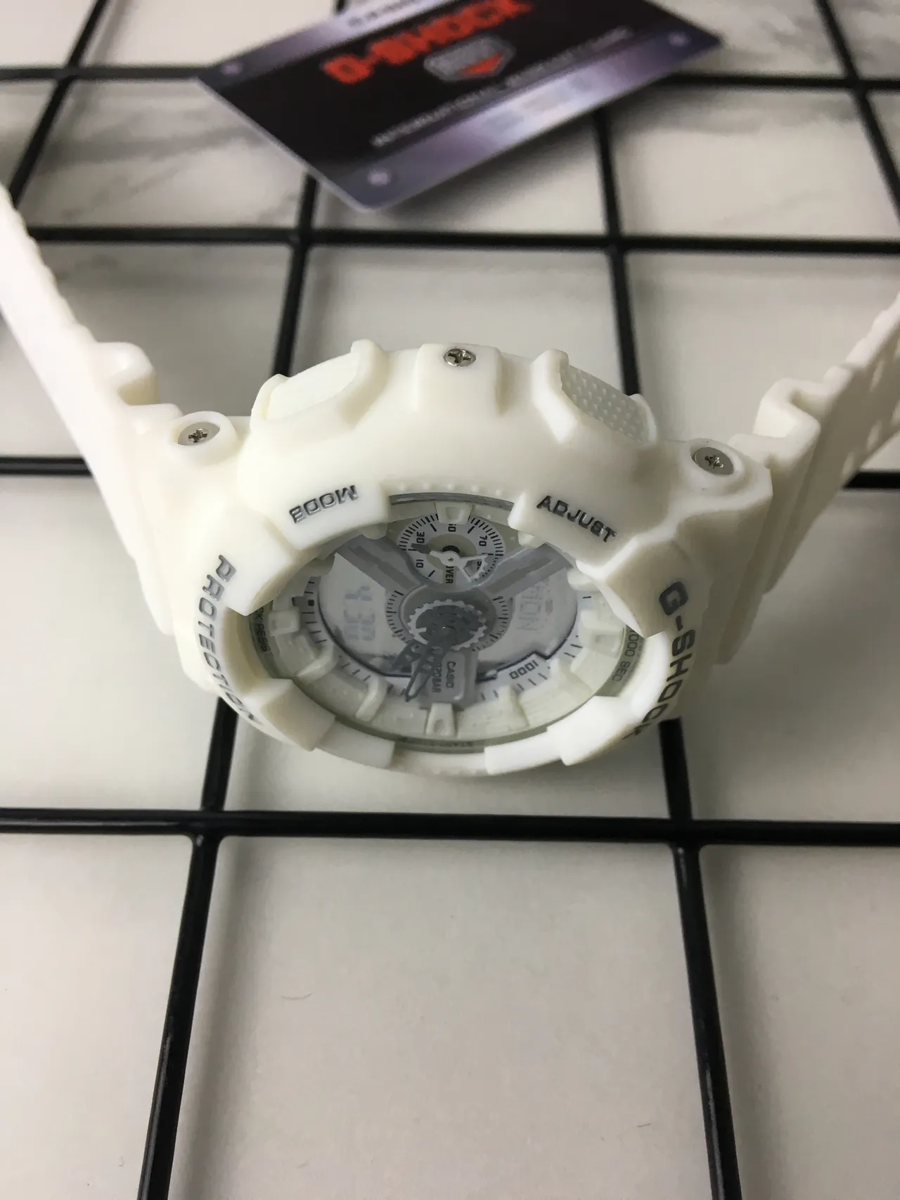 Casio G-Shock GA-110 White Resin Sports Watch 4