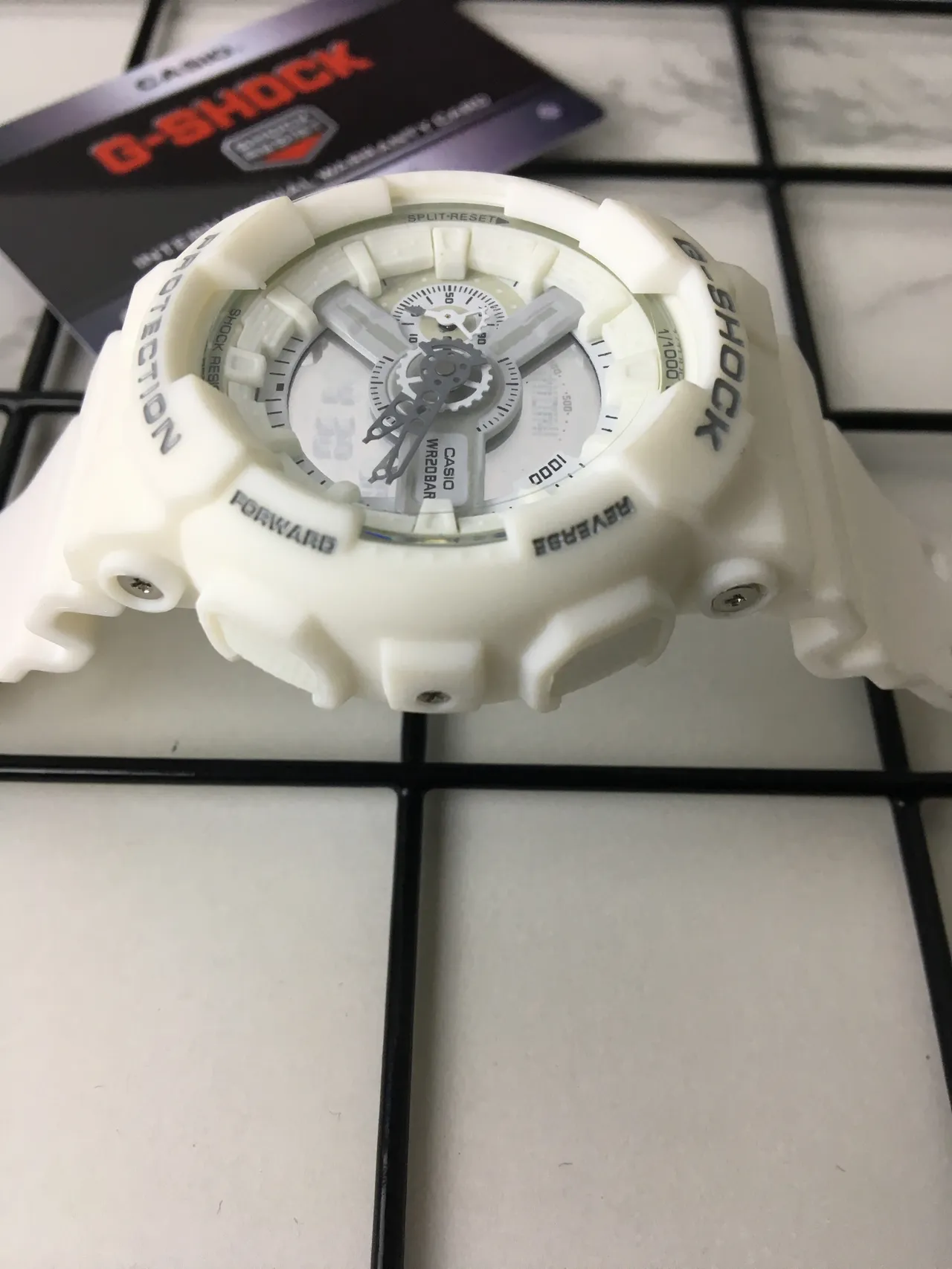 Casio G-Shock GA-110 White Resin Sports Watch 5
