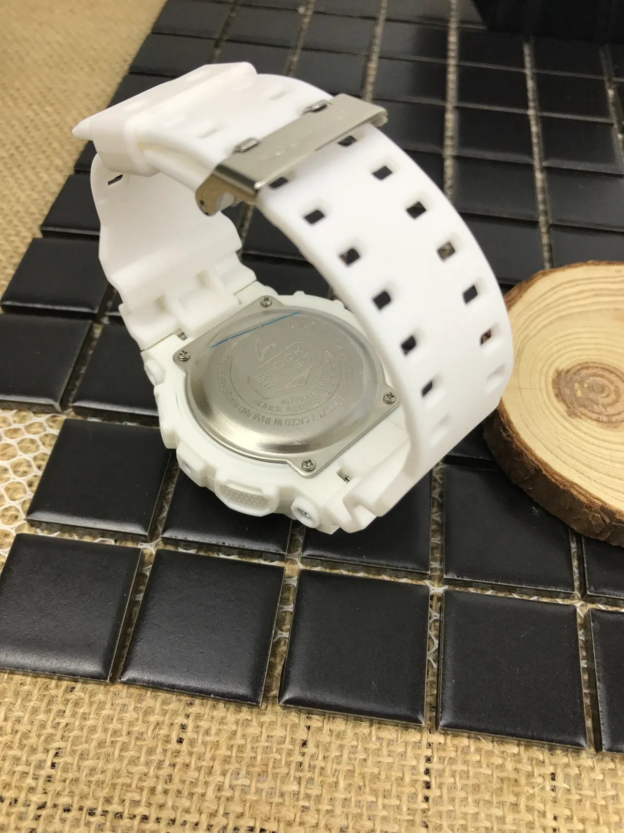 Casio G-Shock GA-110 White Resin Sports Watch 7