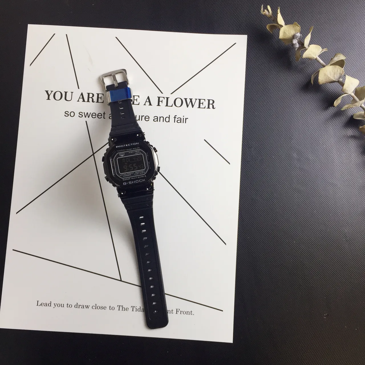 Casio G-Shock GA-2100 黑色树脂表带 运动手表 3