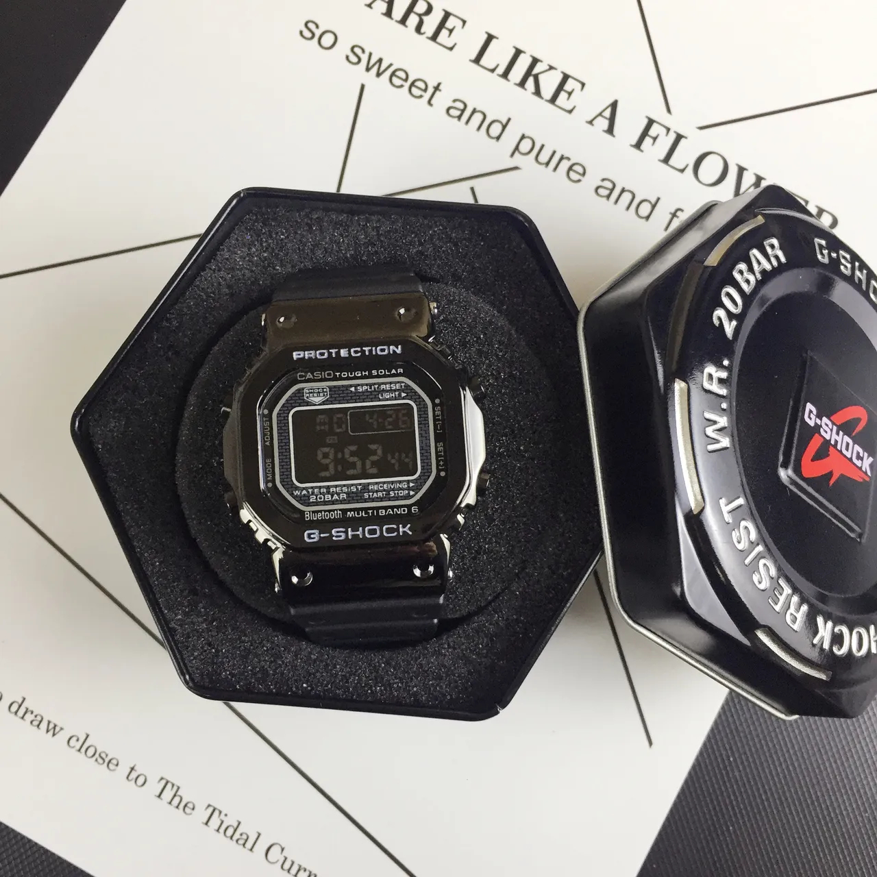 Casio G-Shock GA-2100 黑色树脂表带 运动手表 6