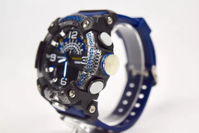 Casio G-Shock Mudmaster Quad Sensor Black and Blue खेल घड़ी 2