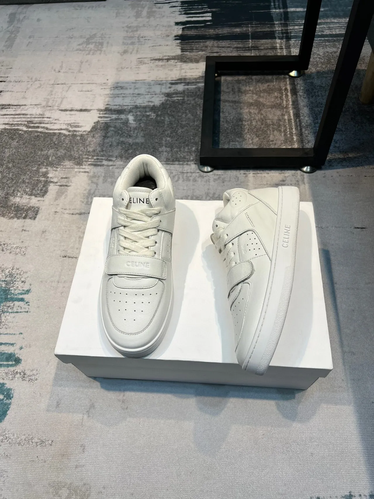 Celine CT-01 zapatillas lifestyle monocromo blanco 4