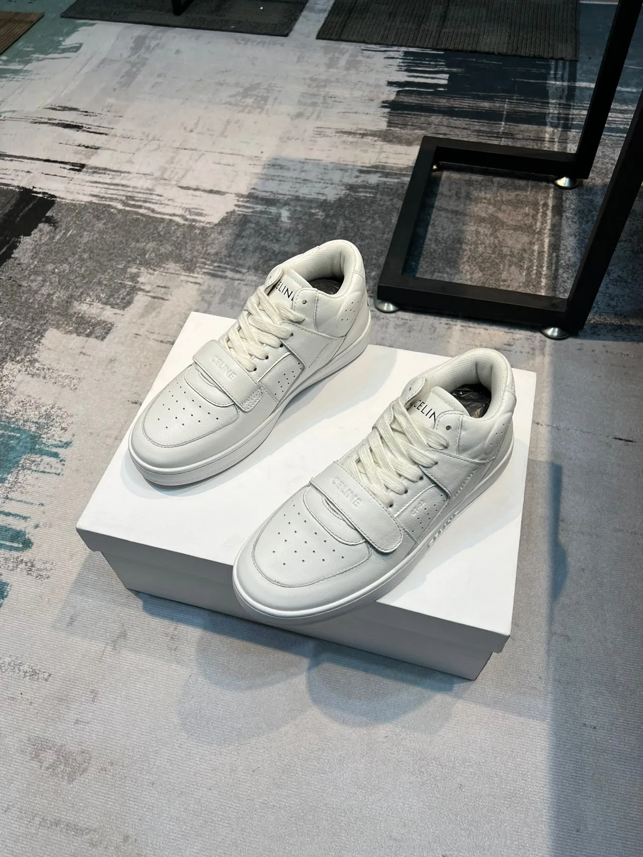 Celine CT-01 zapatillas lifestyle monocromo blanco 5