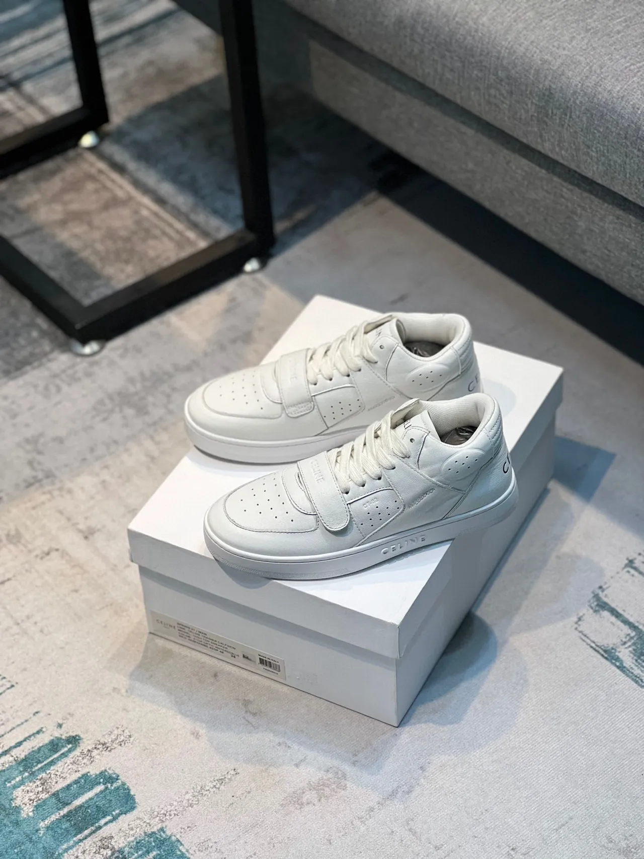 Celine CT-01 zapatillas lifestyle monocromo blanco 7