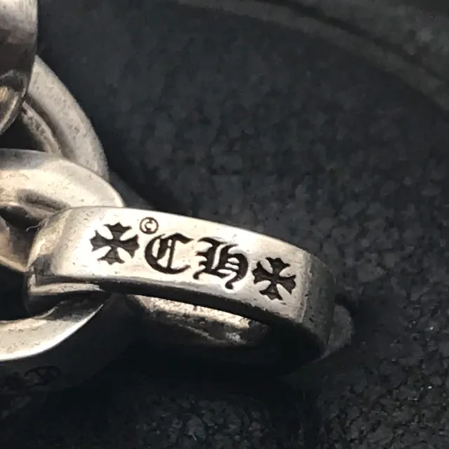 Chrome Hearts Curb Link ব্রেসলেট রূপালী ধাতু ব্রেসলেট 5