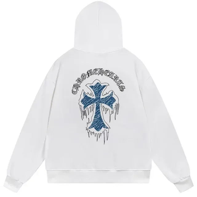 Chrome Hearts 黑色 Graphic Cross 拉链连帽衫 2