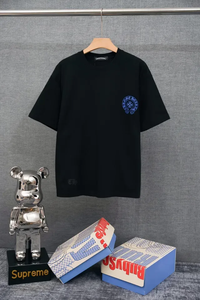 Chrome Hearts 白蓝圆领短袖T恤 3