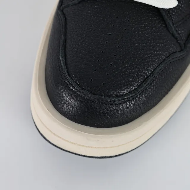 Converse 黑色米色高帮纹理皮革生活休闲鞋 5