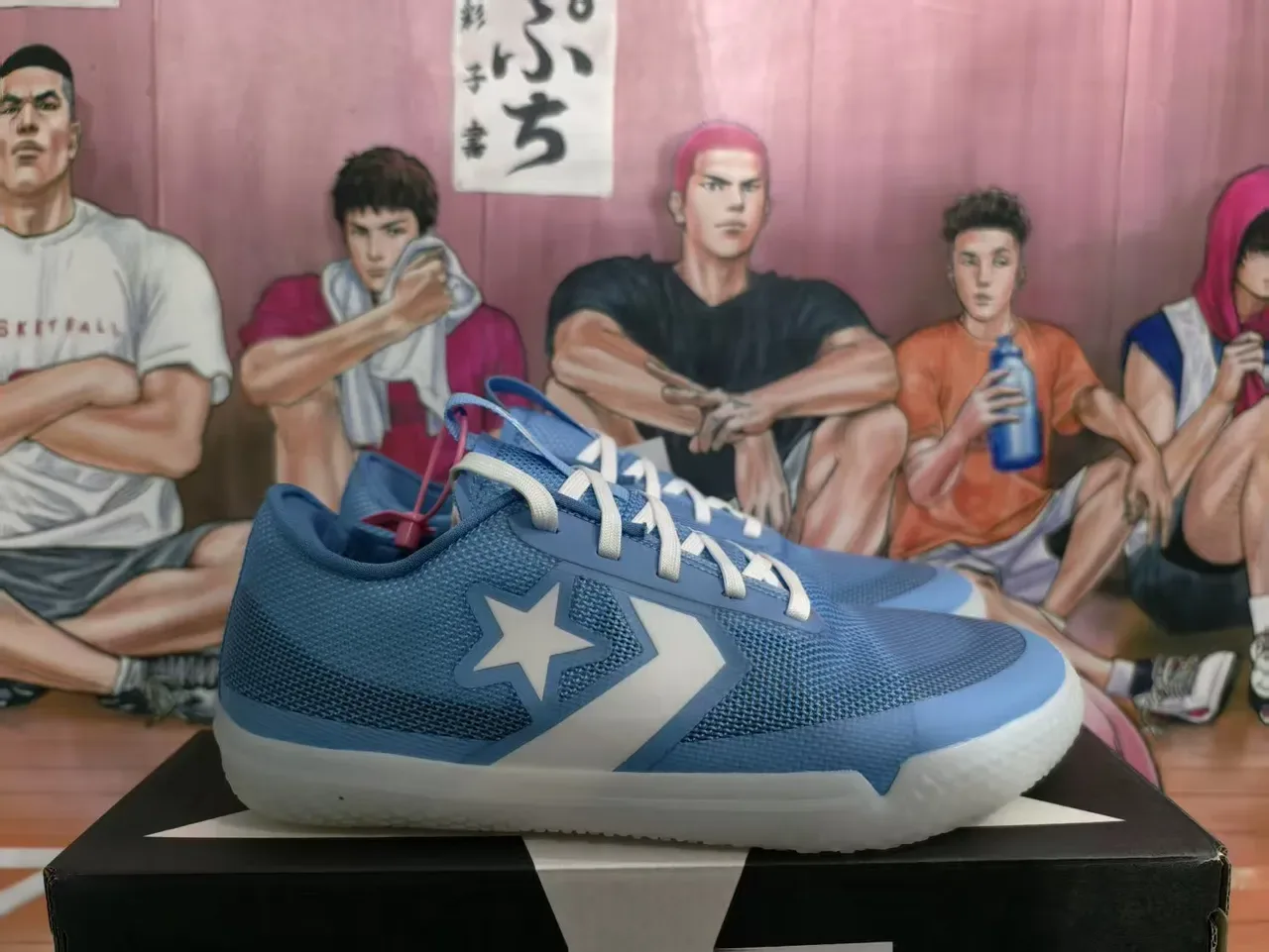 Converse One Star North Carolina Blue sneakers lifestyle 2