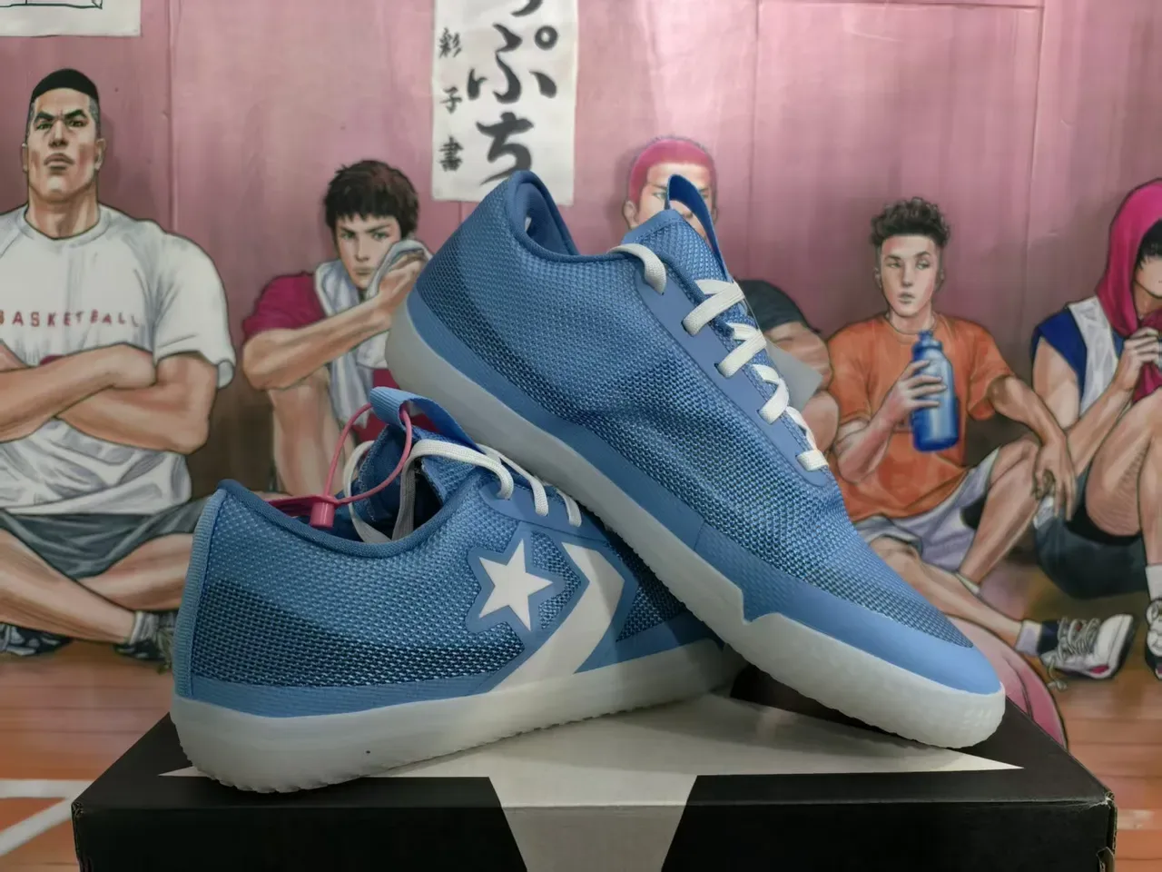 Converse One Star North Carolina Blue sneakers lifestyle 5