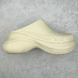 Crocs Echo Clog Beige Platform Slip-On Clog