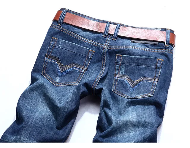 Diesel Mid-Rise Straight-Leg Distressed Indigo Jeans 9