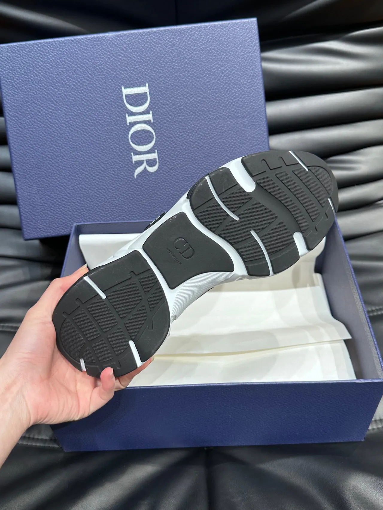 Dior B23 Black and White Chunky Sneakers 9