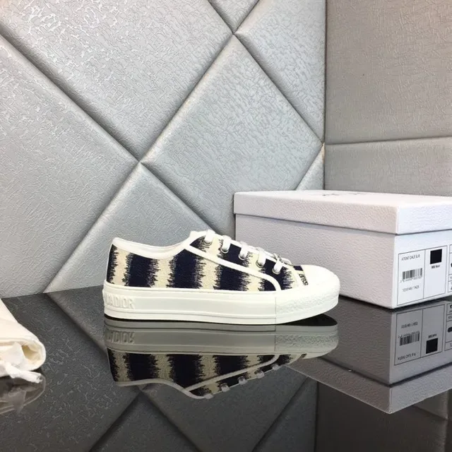 Dior B23 Navy Brushstroke Print Lifestyle Sneakers 9