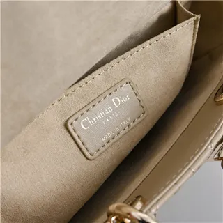 Dior Lady Dior হালকা গোলাপি কুইল্টেড টোট ব্যাগ 2