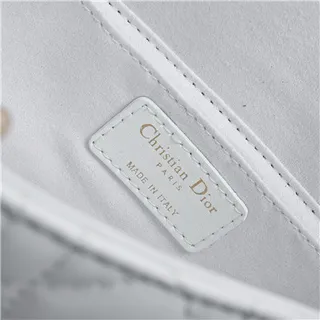 Dior Lady Dior হালকা গোলাপি কুইল্টেড টোট ব্যাগ 11