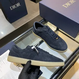 Dior Navy Beige Suede 拼接鞋面构造生活方式运动鞋