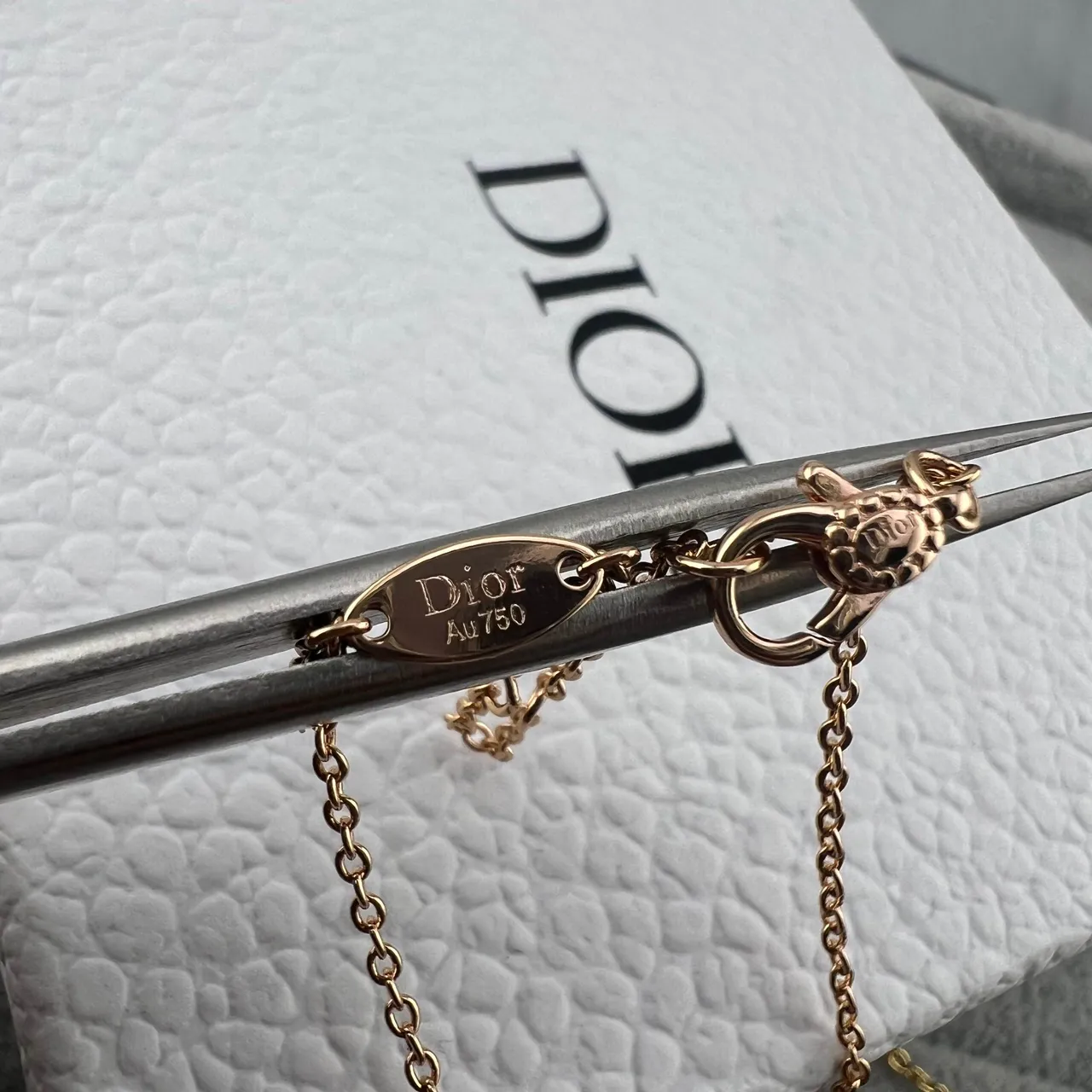 Dior Rose des Vents Collier Perle de Mère Trois Étoiles Doré 2