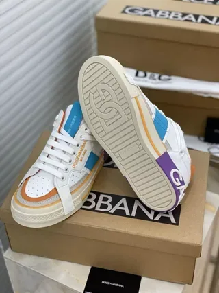 Dolce & Gabbana Sneakers lifestyle avec logo accentué color-block 9