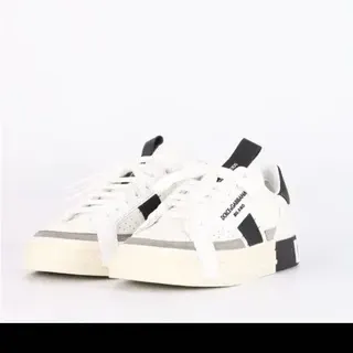 Dolce & Gabbana NS1 branco preto cinza tênis lifestyle