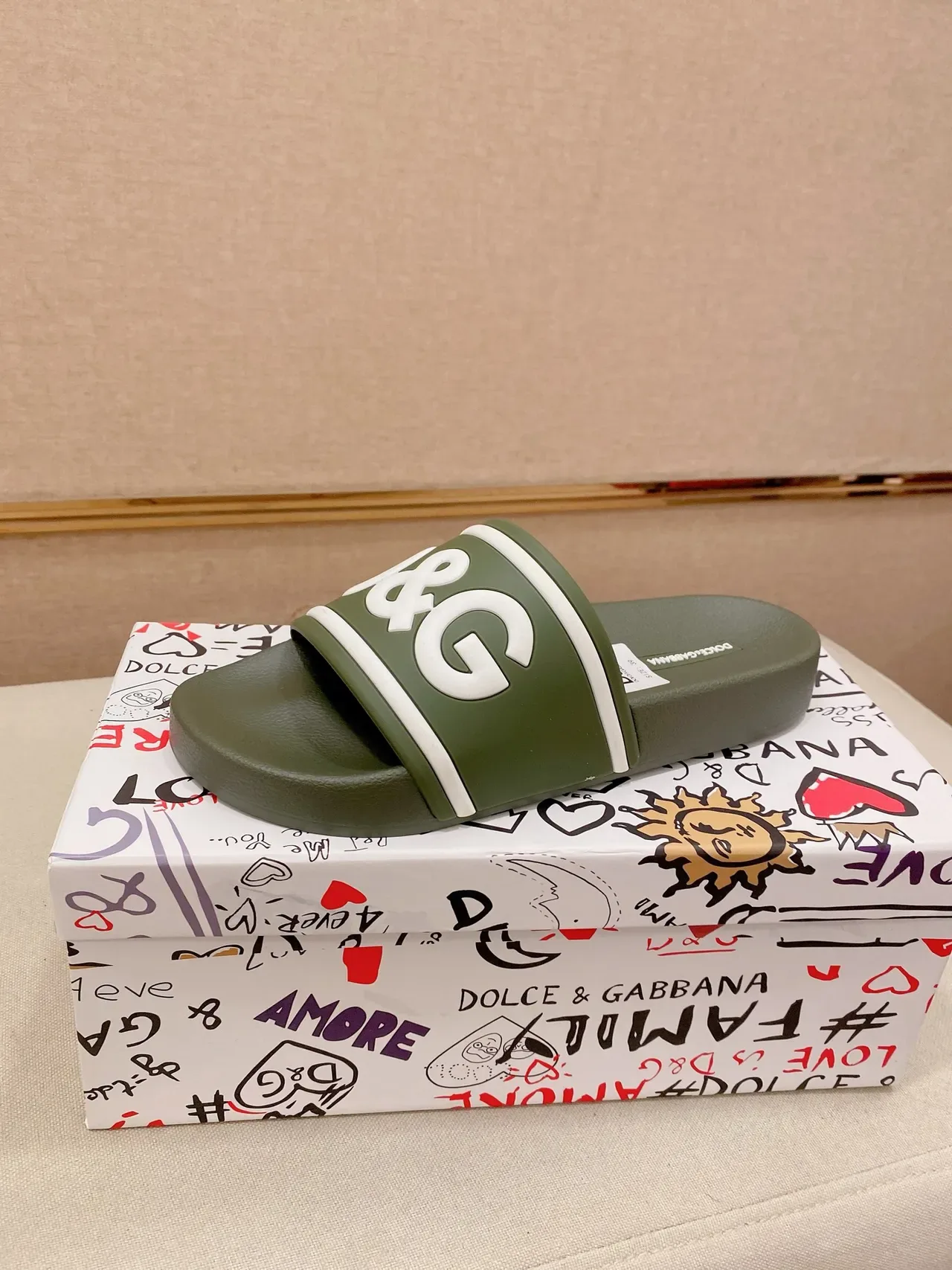 Dolce & Gabbana I Love D&G Slide Slippers 15