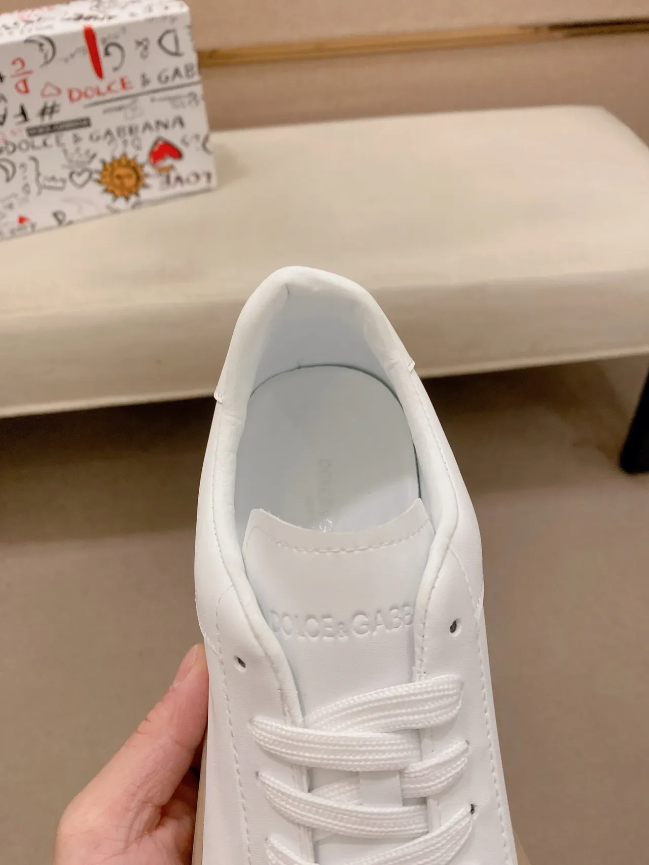 Dolce & Gabbana Zapatillas Lifestyle Blancas de Bajo 4