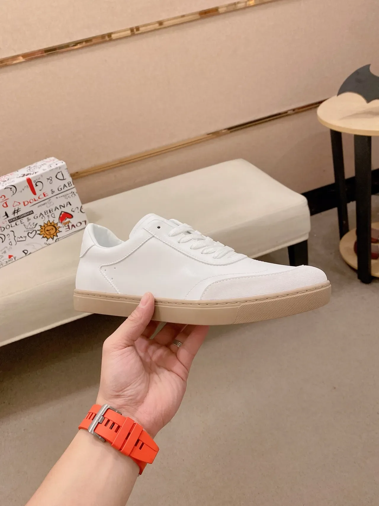 Dolce & Gabbana Zapatillas Lifestyle Blancas de Bajo 5