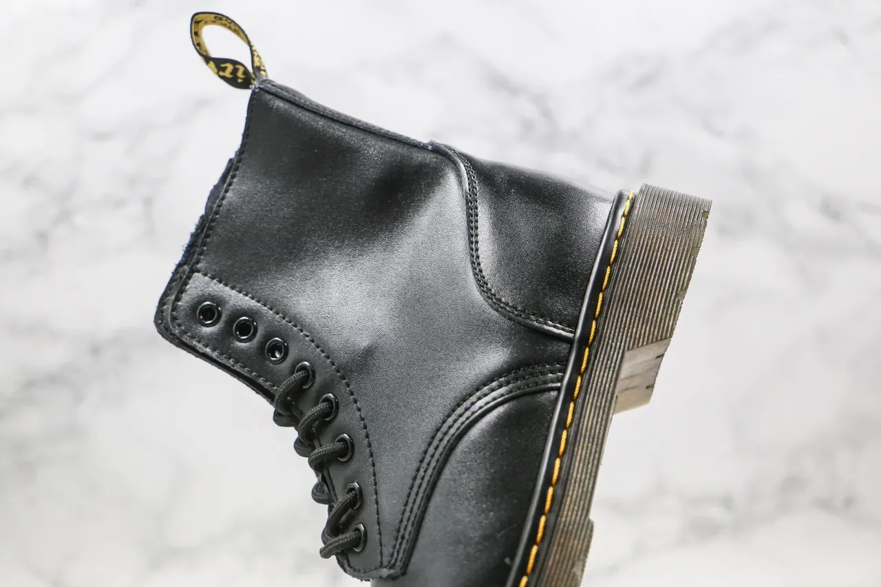 Dr. Martens 1460 Black Smooth Leather 8-Eyelet Martin Boot 5