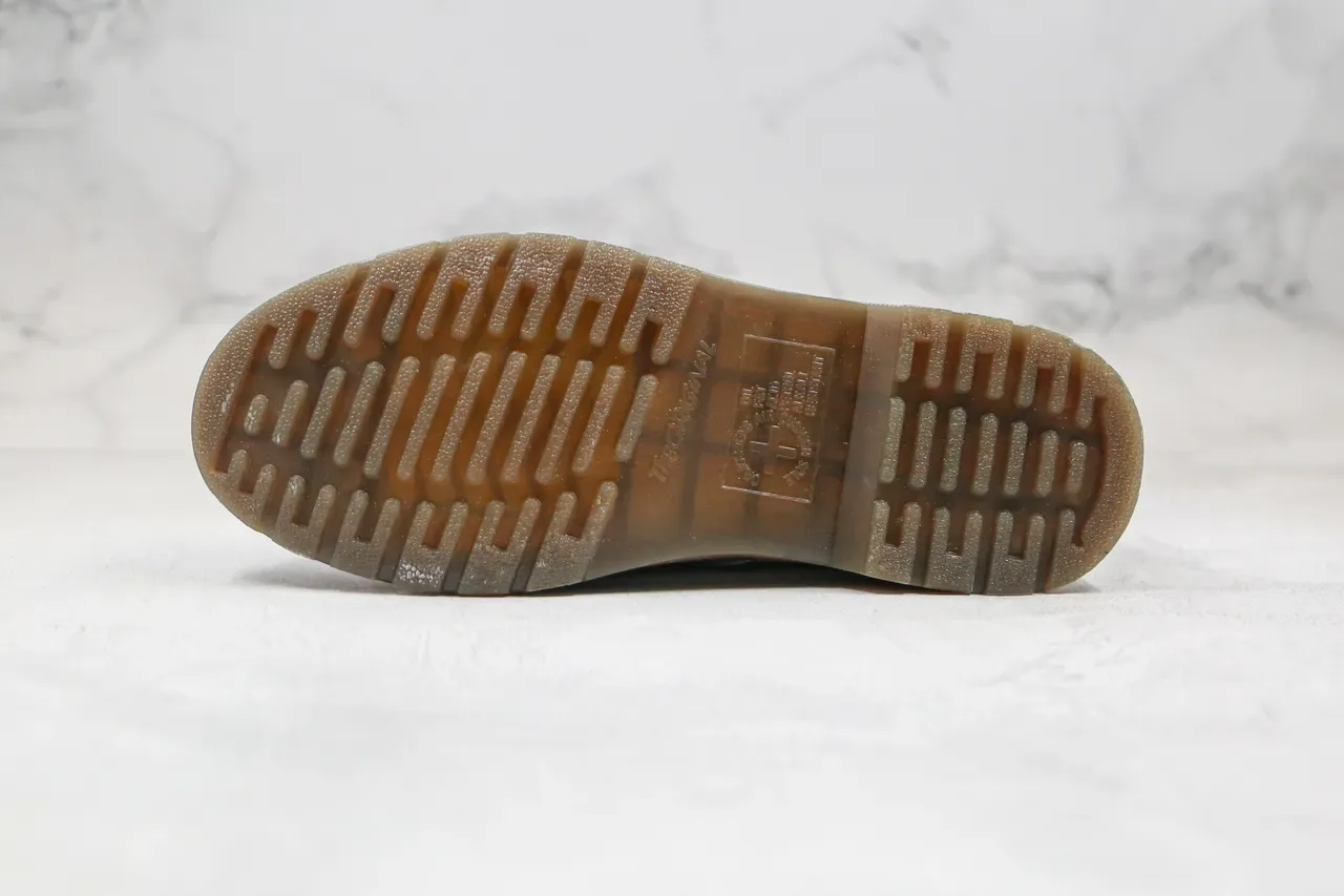 Dr. Martens 1460 أبيض جلد ناعم بوت مارتن 8 عيون 6