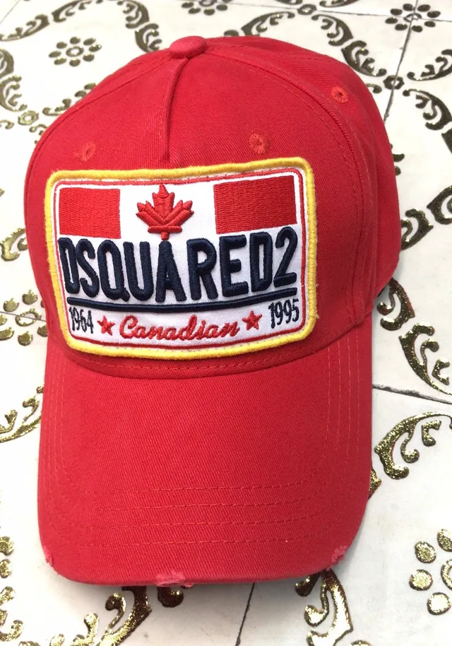 Dsquared2 कनाडियन फ्लैग एम्ब्रॉइडरी नेवी बेसबॉल कैप 3