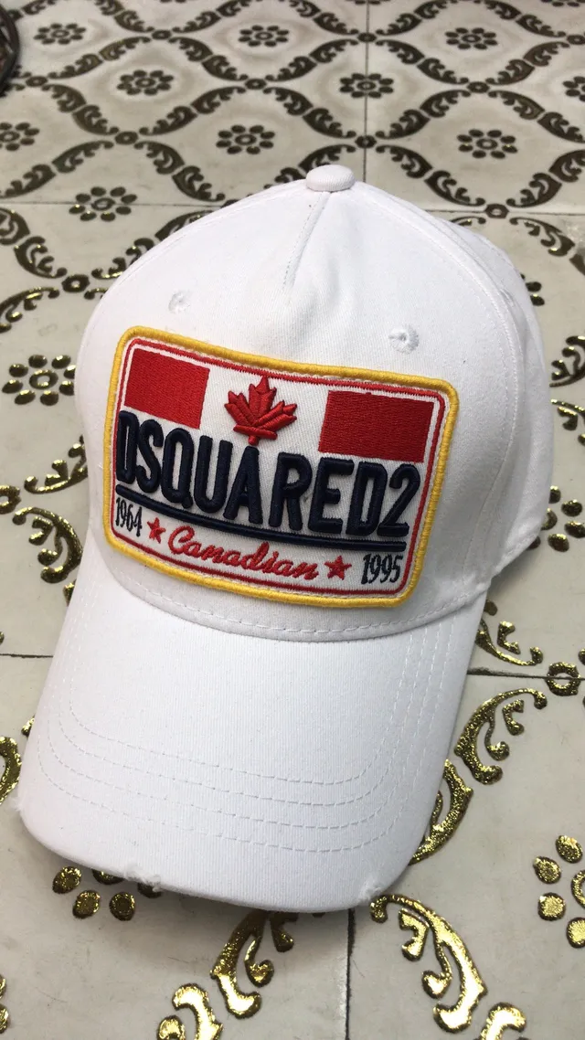Dsquared2 कनाडियन फ्लैग एम्ब्रॉइडरी नेवी बेसबॉल कैप 4