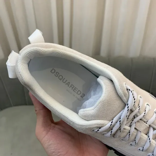 Dsquared2 ICON Zapatillas lifestyle off-white y negro 2