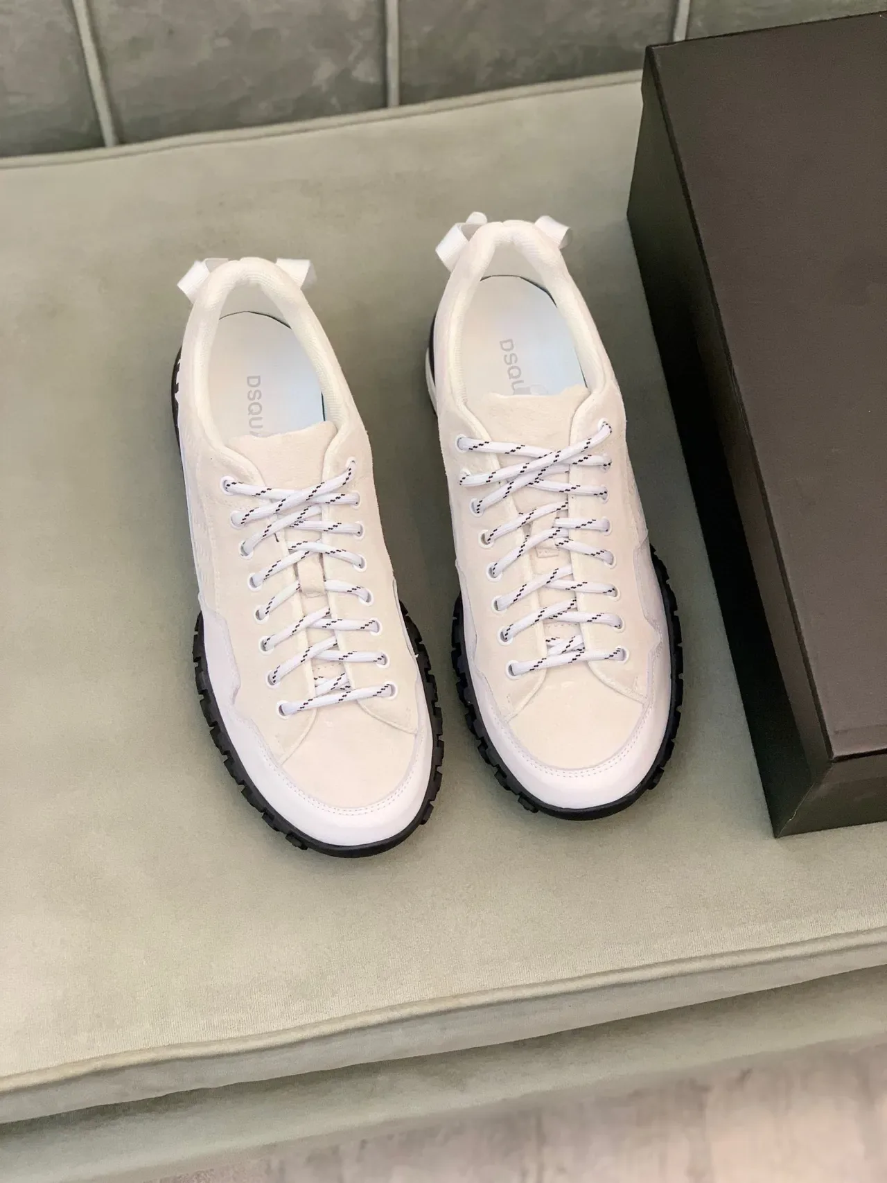 Dsquared2 ICON Zapatillas lifestyle off-white y negro 6