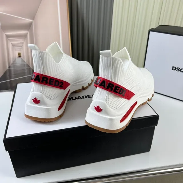 Dsquared2 Speed Trainer Zapatillas Lifestyle Blanco Rojo Gum 6