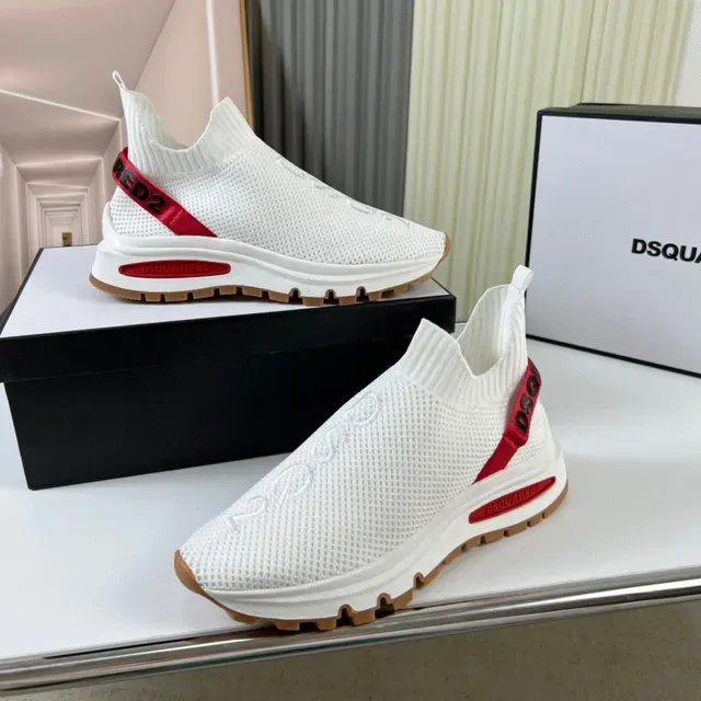Dsquared2 Speed Trainer Zapatillas Lifestyle Blanco Rojo Gum 7