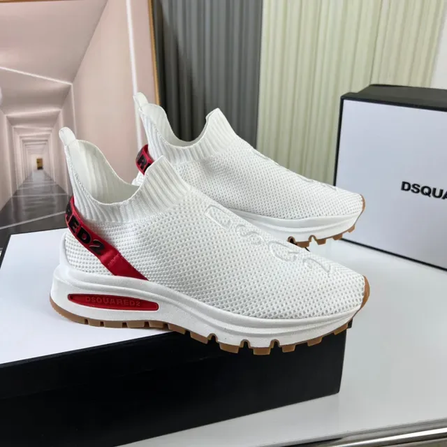 Dsquared2 Speed Trainer Zapatillas Lifestyle Blanco Rojo Gum 8