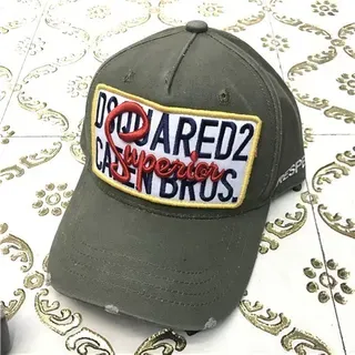 Dsquared2 Superior Calen Brus জৈতুনি হরা বেসবল ক্যাপ