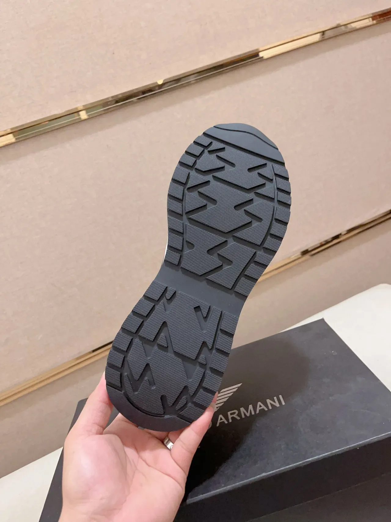 EA7 Navy Mesh-Synthetic sneaker lifestyle 2