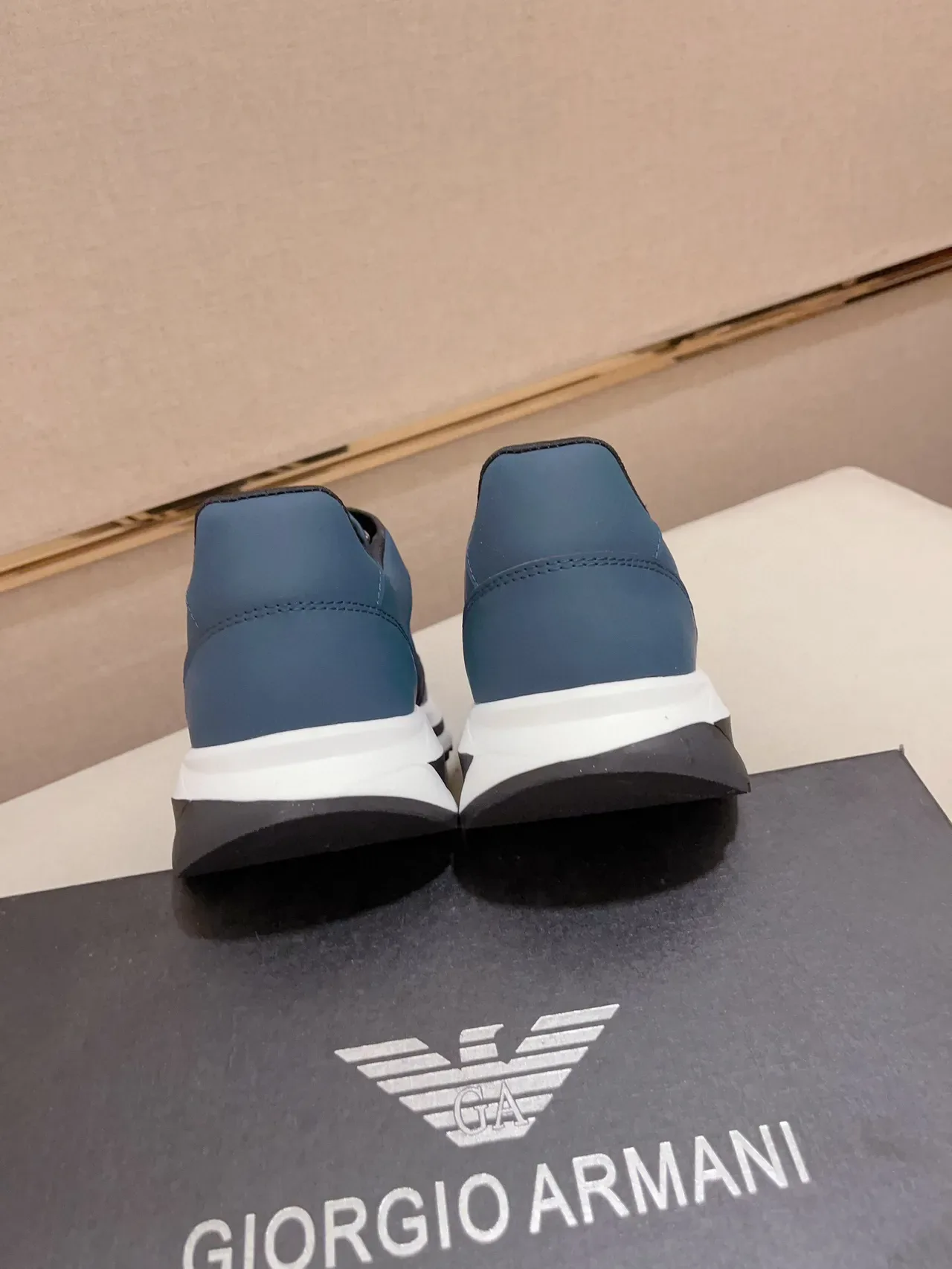 EA7 Navy Mesh-Synthetic sneaker lifestyle 9