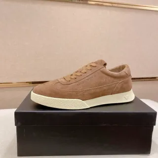 Emporio Armani Zapatillas Lifestyle de Ante Marrón Low-Top