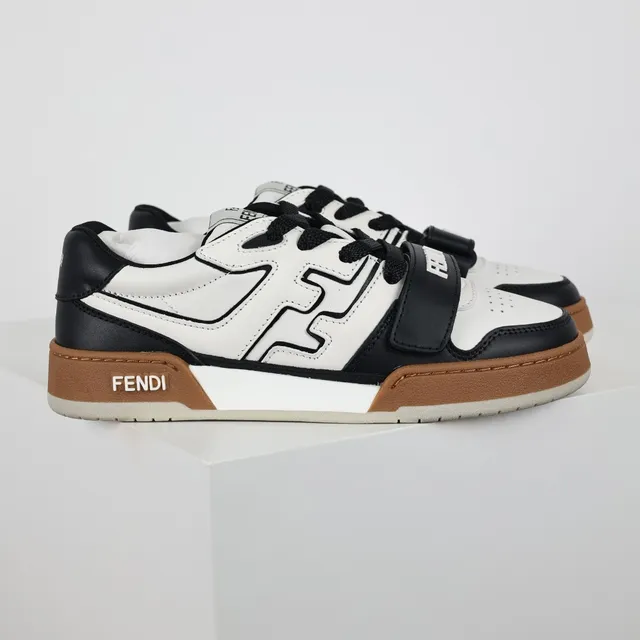 Fendi First White Black Gum Lifestyle Sneakers 3