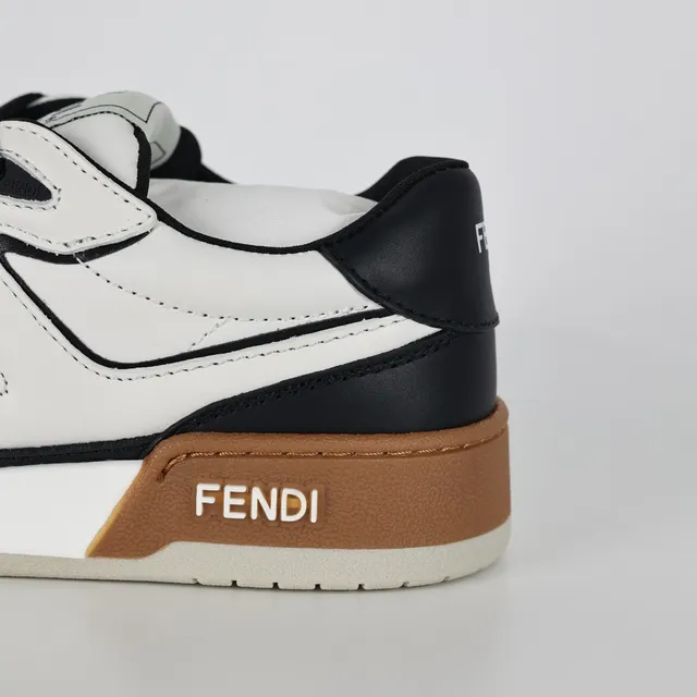 Fendi First White Black Gum Lifestyle Sneakers 4