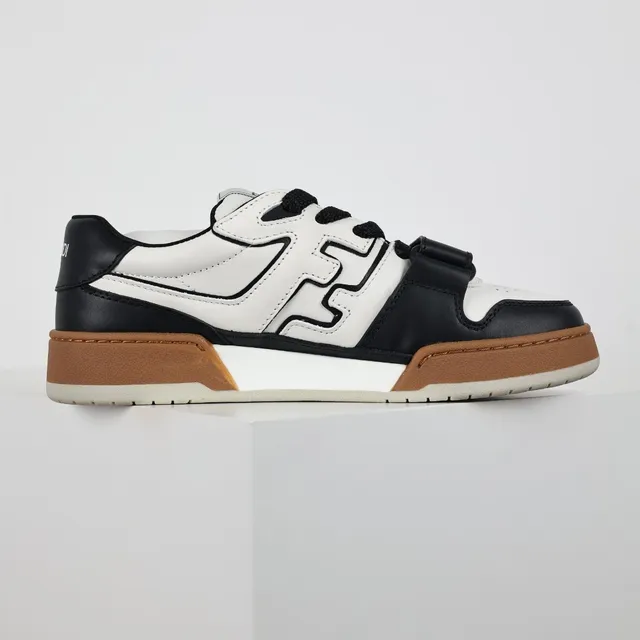 Fendi First White Black Gum Lifestyle Sneakers 7