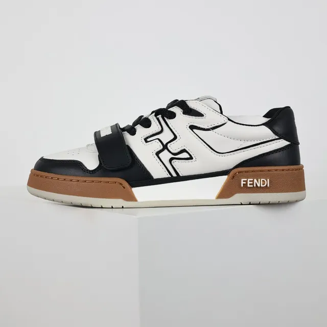 Fendi First White Black Gum Lifestyle Sneakers 9