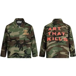Gallery Dept Camouflage Graphic-Print Zip-Front Jacket