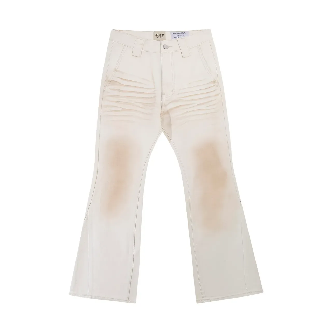 Gallery Dept Calças Acampanadas Distressed Ruched 2