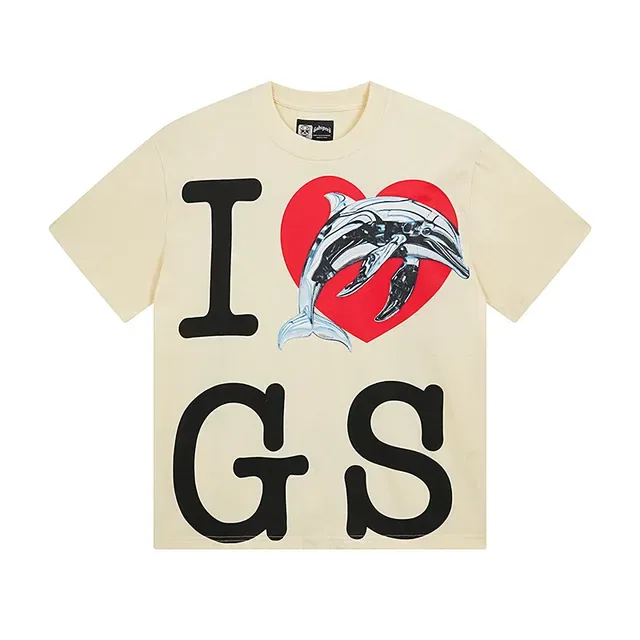 Beige Black Graphic-Print Oversized Fit T-Shirt 2