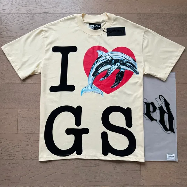 Beige Black Graphic-Print Oversized Fit T-Shirt 5